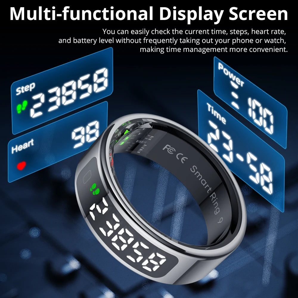 R12 Smart Ring 2025 – Fitness, Sleep & Health Manager