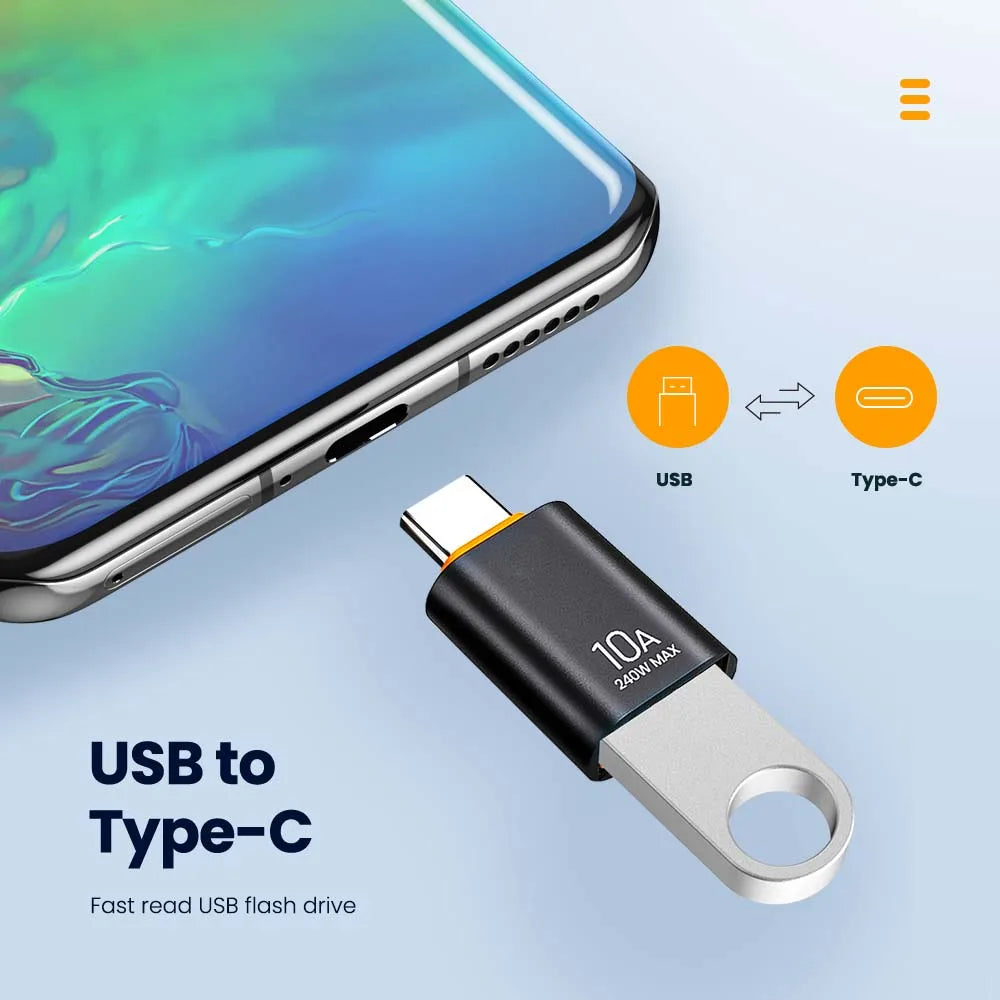 USB-C To Type C Adapter – Easy Plug & Play for All Your Devices