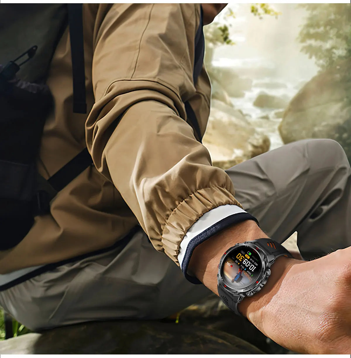 “2025 GPS Smartwatch 1.46” – Fitness, Compass, BT Call & Waterproof”