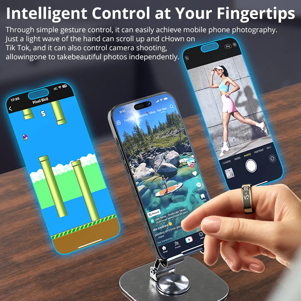 R12 Smart Ring 2025 – Fitness, Sleep & Health Manager