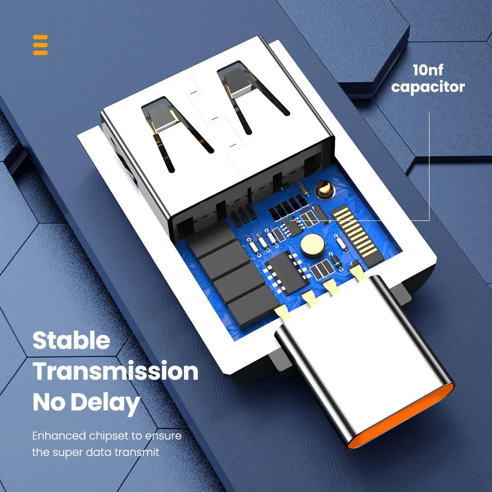 USB-C To Type C Adapter – Easy Plug & Play for All Your Devices